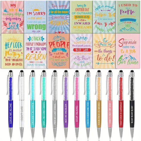 30 - Pick your Own Price Raffle - Funny Pen and Notebook Bundle - Picture 2 of 4